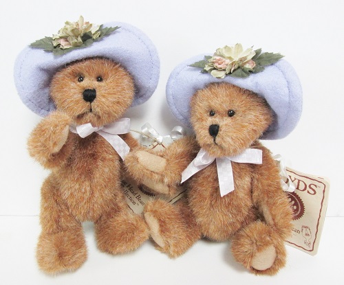 904398 Lily LeFleur<br>Boyds Hats and Such Series - 6\" Bear<br>(Click on picture for full details)<br>